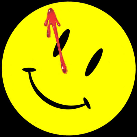 Watchmen Comedian's button