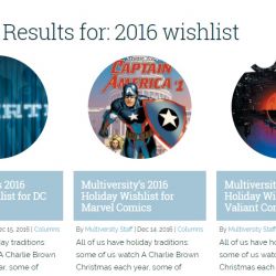 2016 Wishlist