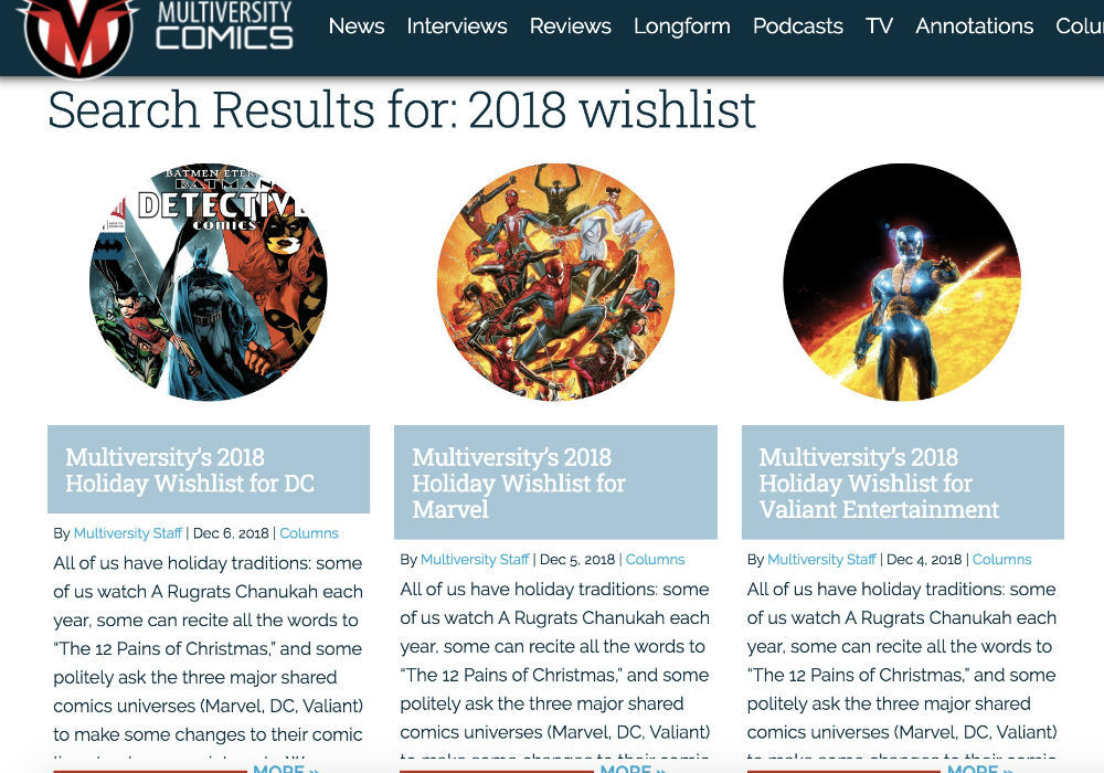 2018 Wishlists Revisited