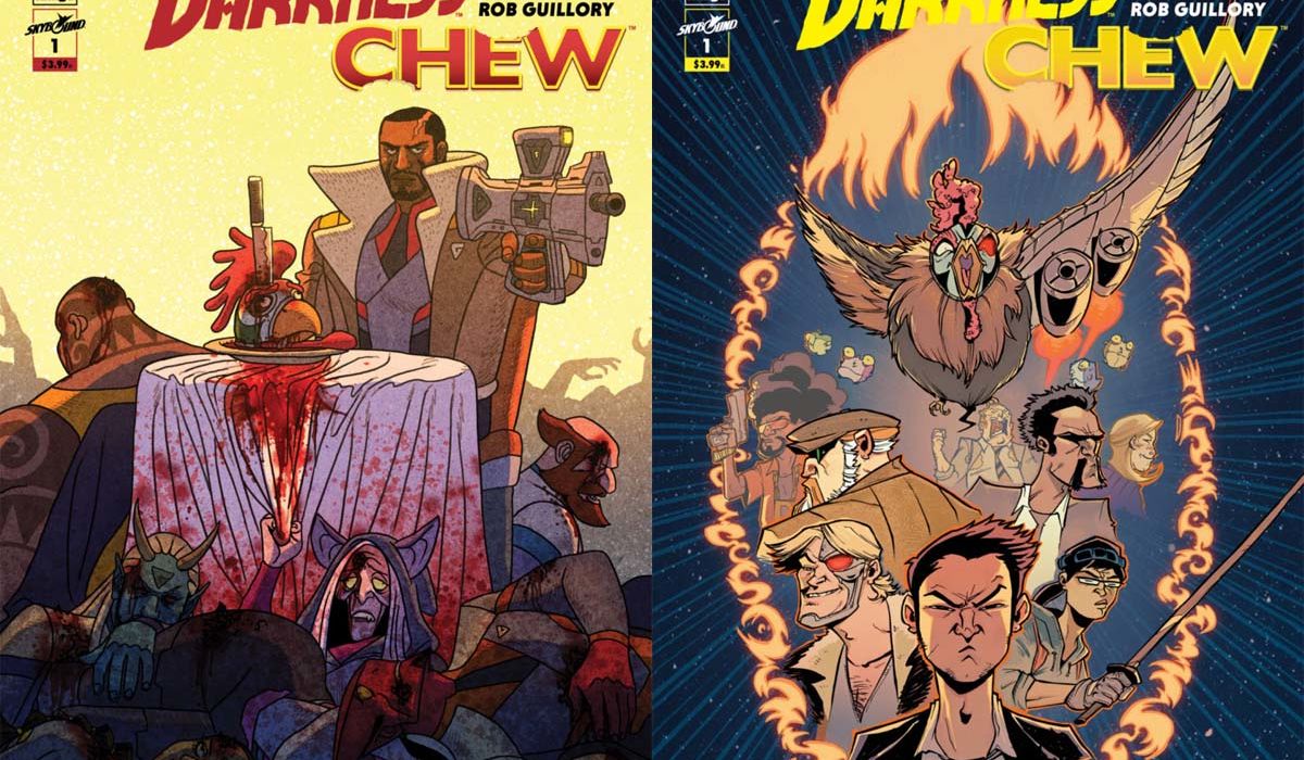 Outer Darkness Chew issue 1 covers Chan Guillory