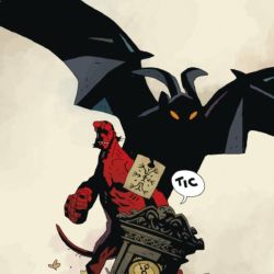 Feature: Hellboy and the B.P.R.D.: Her Fatal Hour and The Sending (Mignola cover)