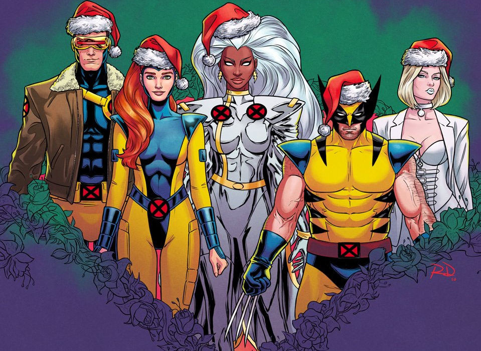 90s Christmas X-Men by Russell Dauterman