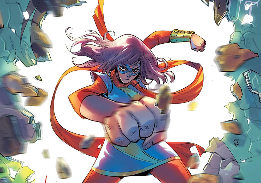 The Magnificent Ms Marvel issue 17 cover featured