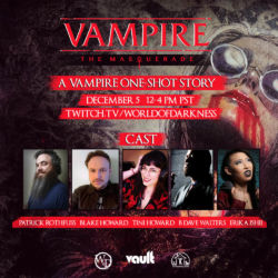 Vampire The Masquerade Winter's Teeth livestream art