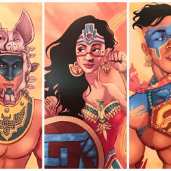 Mesoamerican DC trinity by Terry Blas