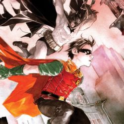 Cover to Robin and Batman 1 by Dustin Nguyen
