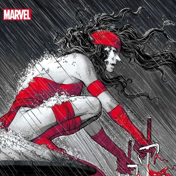 Elektra Black White Blood 1 by John Romita Jr