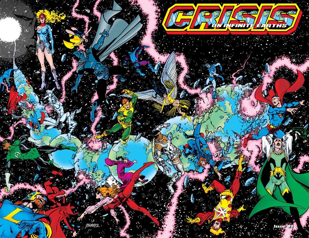 Crisis on Infinite Earths issue 1 wraparound cover – Multiversity Comics