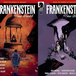 Frankenstein New World issue 1 covers