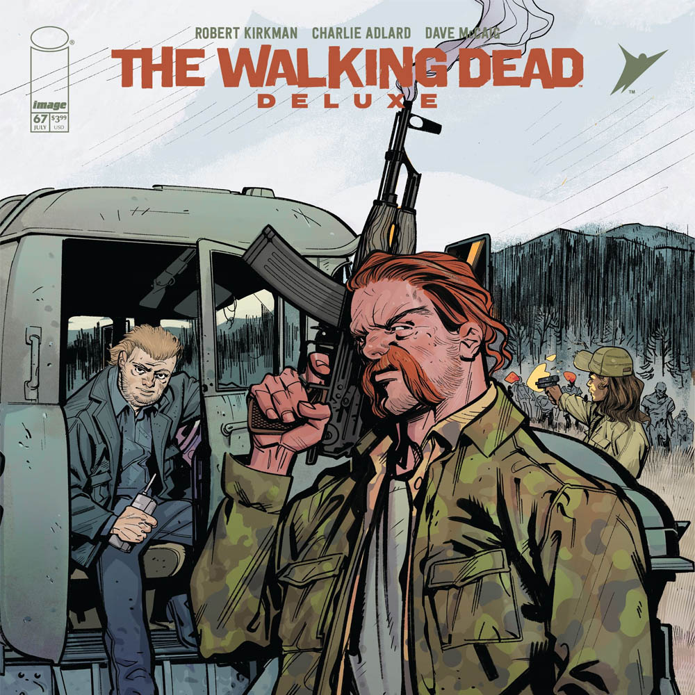 The Walking Dead Deluxe 67 connecting variant featured Multiversity