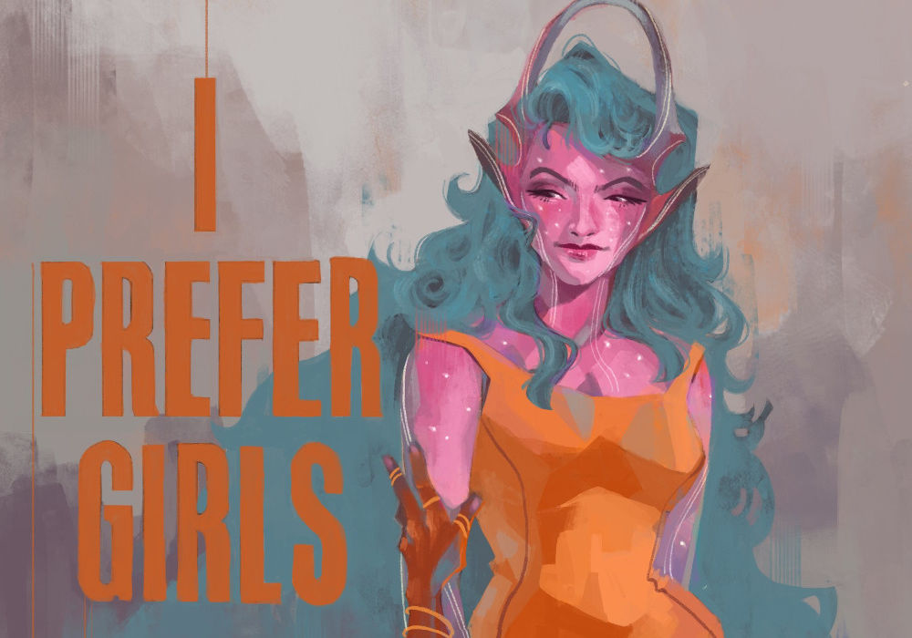 I Prefer Girls Galaxy homage Vash Taylor featured
